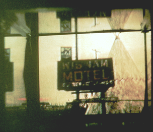 detail of video image Wigwam Motel
