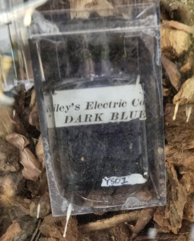 antique Riley's Electric blue ink